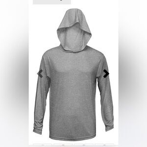 BAW XT106 Adult Xtreme-Tek‎ Long Sleeve Hood Green 2XL NWT and in packaging
